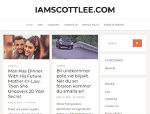 Tablet Screenshot of iamscottlee.com